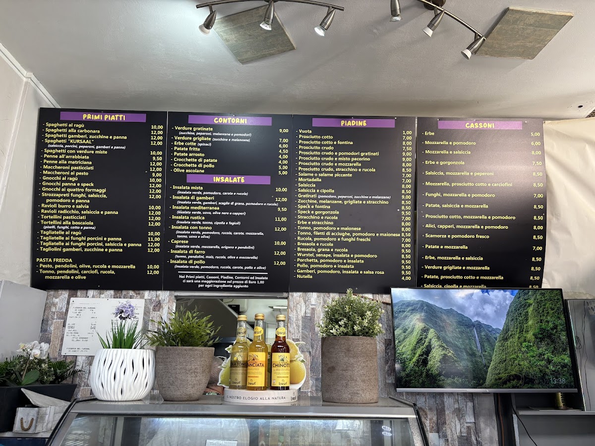 Del Kursaal Menu - Image 1